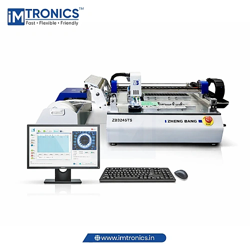 Industrial SMT Assembly Machinery SMT Desktop 2 Nozzle Pick and Place Machine (27 feeders with Vision) Distributor