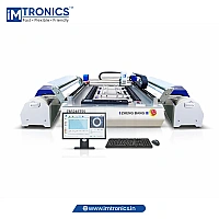 Industrial Electronics Procurement Model SMT Desktop 2 Nozzle Pick and Place Machine (54 feeders with Vision)